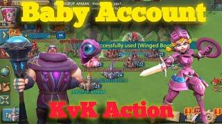 KvK Action Baby Solo Trap New Journey || Lords Mobile