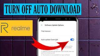 How to turn of auto Download software updates in realme6 & Realme 6 pro