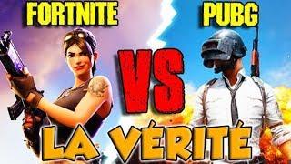 FORTNITE VS PUBG : LA VÉRITÉ