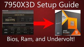 7950X3D Setup Guide (Bios Settings, Ram Timings, and Undervolting)