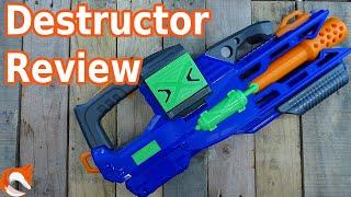 REVIEW - Dart Zone Destructor Auto Blaster CRAZY COOL