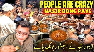 Lahore Nashta Morning | Sardi Mai Paye | Nasir Bong Paye | Pakistani Street Food in LAHORE | FOOD