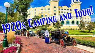 Camping and Vintage Baseball at the 2023 National Motor Camp