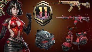 လာမဲ့ RP အသစ် A11 မှာ ရရှိမဲ့ 1 To 100 RP စကင်များ || PUBG Mobile