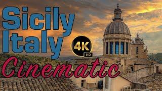 Catania, Modica, Palermo and Ragusa in Sicily, Italy (4K cinematic video)