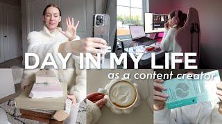 day in my life as a content creator! | TikTok creation routine, chill work from home day