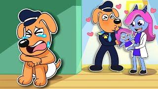 WHY Don't Parents Love Me? - Labrador Jealous with Dr. Antel ? - Sad Story | Sheriff Labrador Police