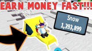 HOW TO EARN MONEY REALLY FAST IN SNOW SHOVELING SIMULATOR!!! *VERY EFFICIENT*