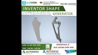 Acad Systems Inventor Shape Generator