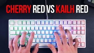 Cherry Red vs. Kailh Red | Sound Test Comparison