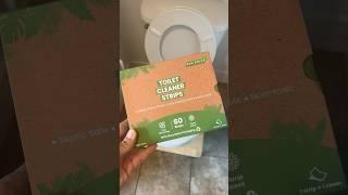 Eco Solve toilet cleaner strips. Non-toxic and quick dissolve! #nontoxichome #toiletcleaner