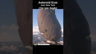 Asteroid Eros Compared to NYC ️