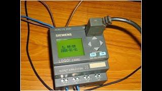 How to communicate Siemens LOGO PLC with PC | download upload & backup the program | Ladder Diagram