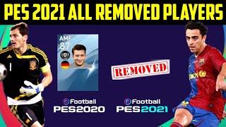 All Removed Players From Pes 2021 Mobile || All Gold+ Base Players On Pes 2021