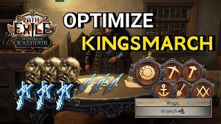 [PoE 3 25] Kingsmarch Guide | Optimal setup for what I do & farming strategy for maximizing currency