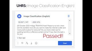 UHRS Qualification: Image Classification - Ace Your Next Test!