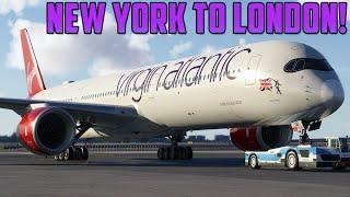  New York  Heathrow Premium for BigJetTV Event!  Virgin Atlantic A350 ️ KJFK 