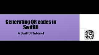 How to make a dynamic QR Code Generator in SwiftUI (2020)