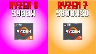 Ryzen 9 5900X might be a better choice | Ryzen 9 5900X VS Ryzen 7 5800X3D