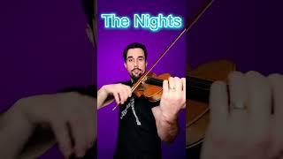 Easy Violin Tutorial of The Nights by Avicii (Part 1) 