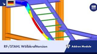 Dlubal RFEM 5 & RSTAB 8 - Zusatzmodule: RF-/STAHL Wölbkrafttorsion