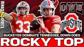 OVE: Ohio State Football and Ryan Day DOMINATE Tennessee, Onto the Rose Bowl