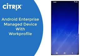 Enrolling a Device in Fully Managed Work Profile Mode on Android Enterprise