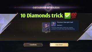 How To Get Starlight Card in 10 Diamonds ️ Mobile Legends Starlight Lucky Chest