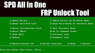 Spreadtrum SPD All In One FRP Unlock Tool || All SPD Android FRP Unlock Tool
