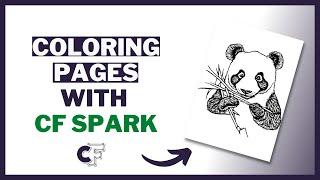 How To Create Coloring Pages With CF Spark For Amazon KDP