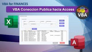 VBA Excel con Conexión Publica hacia Access Cap # 2