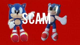 I got scammed(sonic plush unboxing)