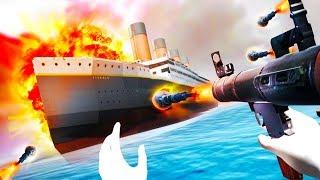 I TOOK A ROCKET LAUNCHER ON THE TITANIC!.. Then THIS!?! Disassembly VR HTC Vive