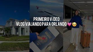 Vlog viajando pra Orlando- USA!! Primeiro vídeo 