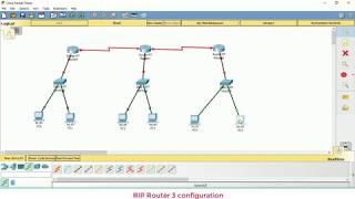 Configuring RIP  Packet Tracer in Router 3