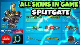 Splitgate: ALL Characters Skins & Weapons Skins in Splitgate BETA! (Splitgate 2021)
