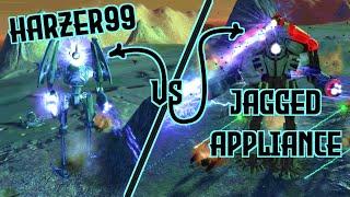 JaggedAppliance vs Harzer!! | Supreme Commander Forged Alliance Forever | PRO 1v1 Ladder | Cast #205