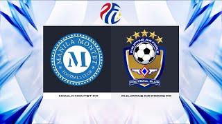 PFL Season 2024 - Manila Montet FC vs. Philippine Air Force FC