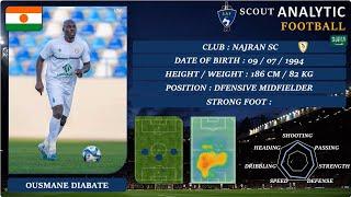 OUSMANE DIABATE ( 2023 - 2024 ) ( DEFENSIVE MIDFIELDER - NAJRAN SC SAUDI ARABIA )