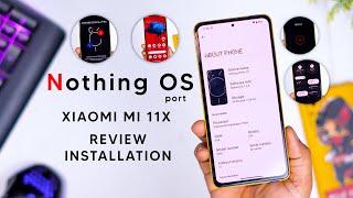 Convert Your Mi 11x into Nothing Phone 1 | install Nothing OS A13 ROM in Mi 11x 