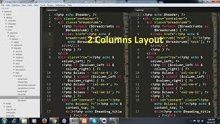 How to set 2 columns layout sublime ?