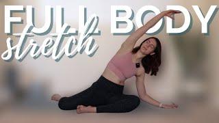 FULL BODY STRETCH PERFECT FOR WORK FROM HOME // stretch to release tension through the body