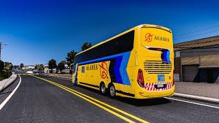 AKAMBA BUS: Busia  - Nairobi | Realistic Driving| Scania Bus Mod| Campione Invictus 1200| G29