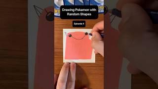 Drawing Pokemon with Random Shapes and This Happened… Ep.4 #shorts