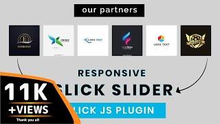 Responsive Our Partners Slick Slider | Our Clients Carousel Slider | HTML | CSS | SLICK JS Plugin