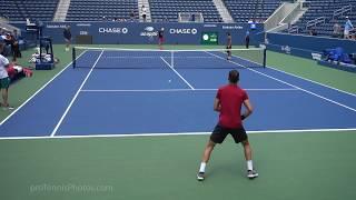 Grigor Dimitrov v. Dominic Thiem, 2019 US Open practice, 4K