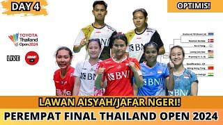 DILUAR NALAR! JADWAL DAN DRAW PEREMPAT FINAL THAILAND OPEN 2024 DAY 4~START 12.00 WIB