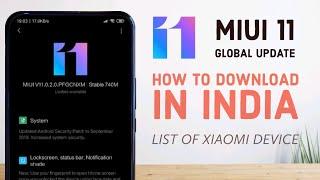 How to download MiUi 11 Global Stable Update In India