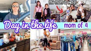 BUSY MOM DAY IN THE LIFE | COOK, CLEAN, DOC APPT + MORE | MY MOM IS HERE! ️ | MOM LIFE VLOG