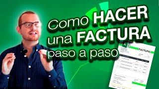 Como hacer una factura con Excel paso a paso